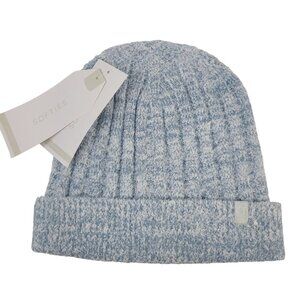 NWT Softies Chunky Rib Marshmallow Heather Spring Lake Beanie One Size OSFM